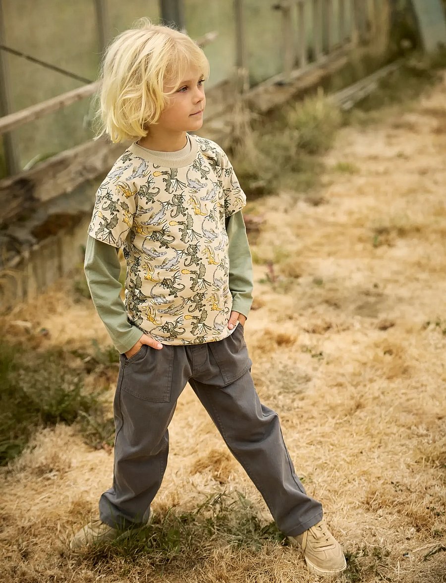 Minymo - Pants - cargohosen - feather gray - 0