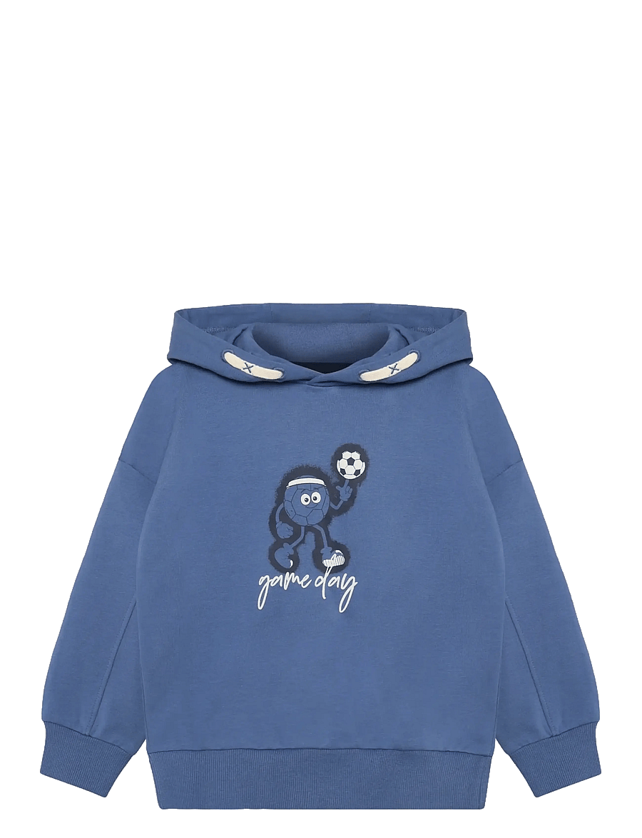 Minymo - Sweatshirt LS - kapuutsiga pusad - moonlight blue - 1