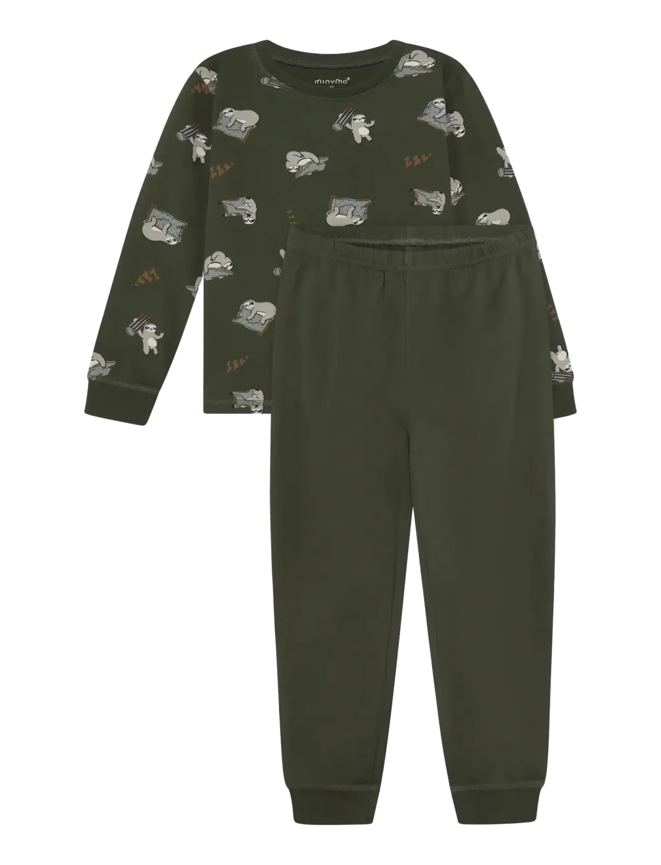 Minymo Pyjamas LS Set AOP - Minymo - BEETLE / khaki/green