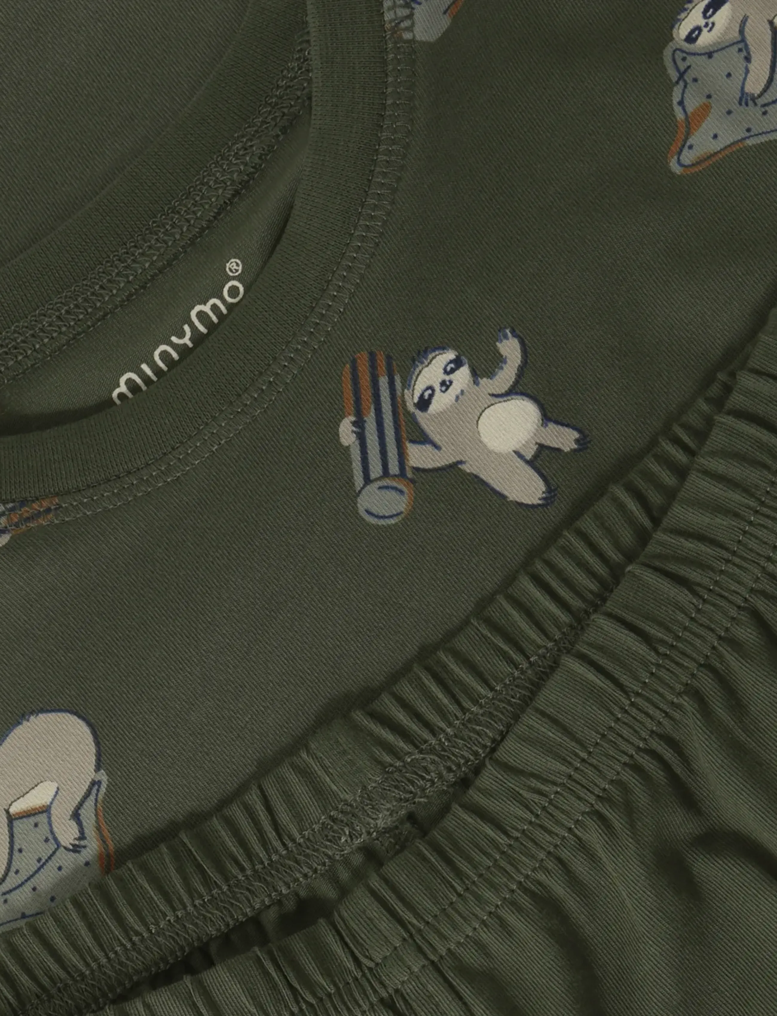 Minymo - Pyjamas LS Set AOP - beetle - 5