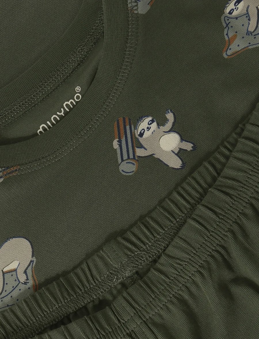 Minymo - Pyjamas LS Set AOP - pyjamasset - beetle - 5
