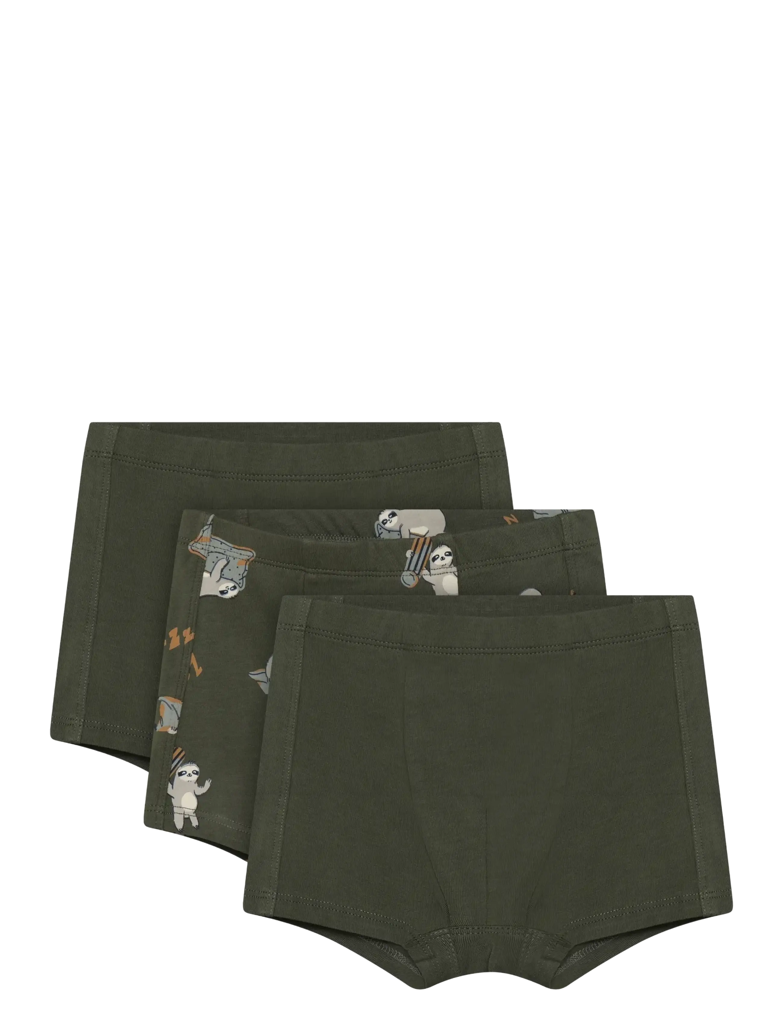 Minymo Boxers 3-Pack AOP - Minymo - BEETLE / green