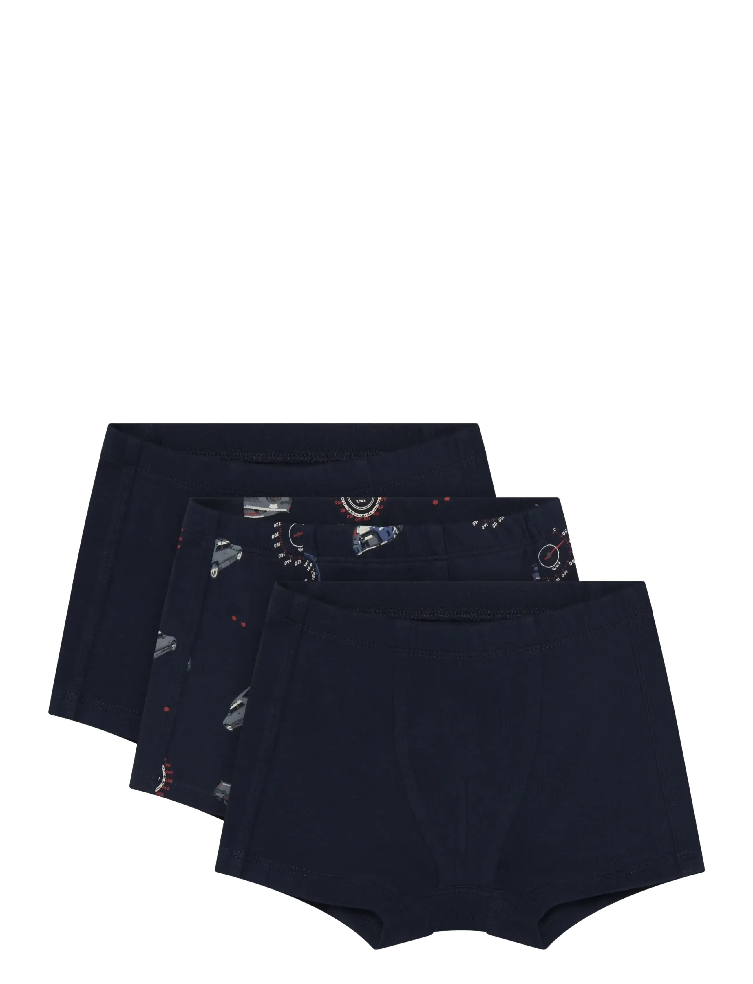 Minymo Boxers 3-Pack AOP - Minymo - DARK SAPPHIRE / navy
