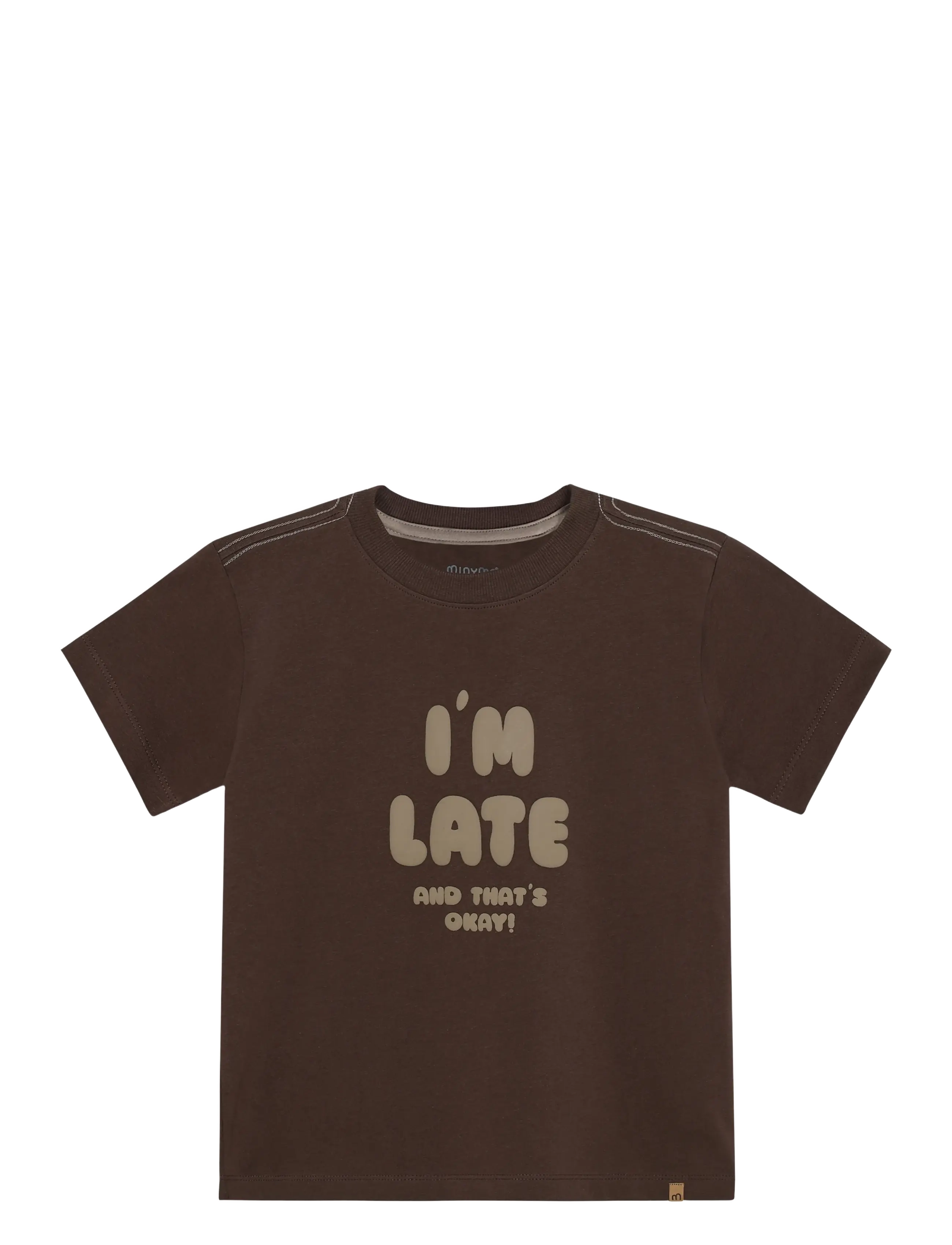 Minymo T-shirt SS - Minymo - BRACKEN / brown