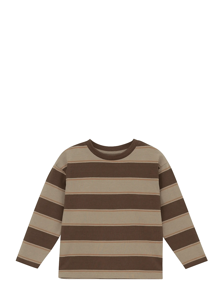 Minymo - T-shirt LS Y/D - långärmade t-shirts - bracken - 0