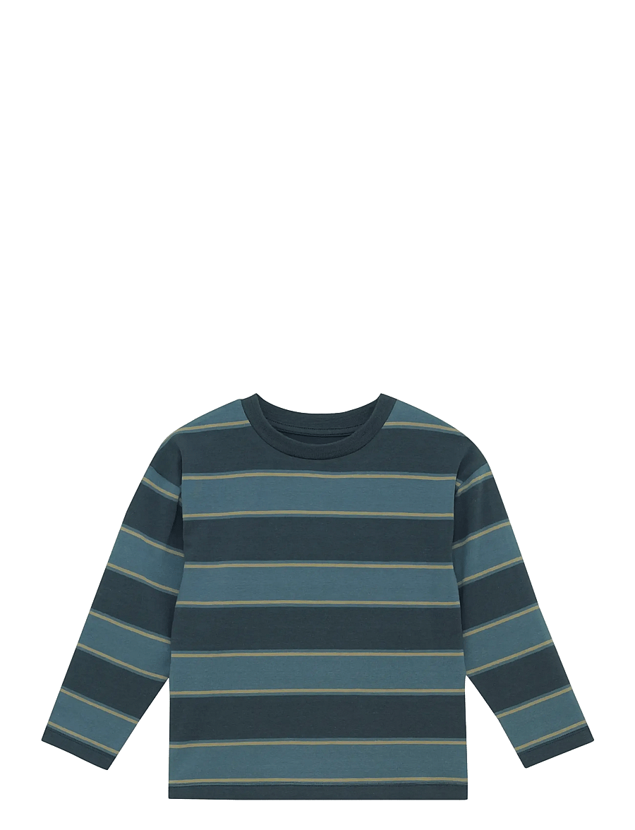 Minymo - T-shirt LS Y/D - långärmade t-shirts - midnight navy - 0
