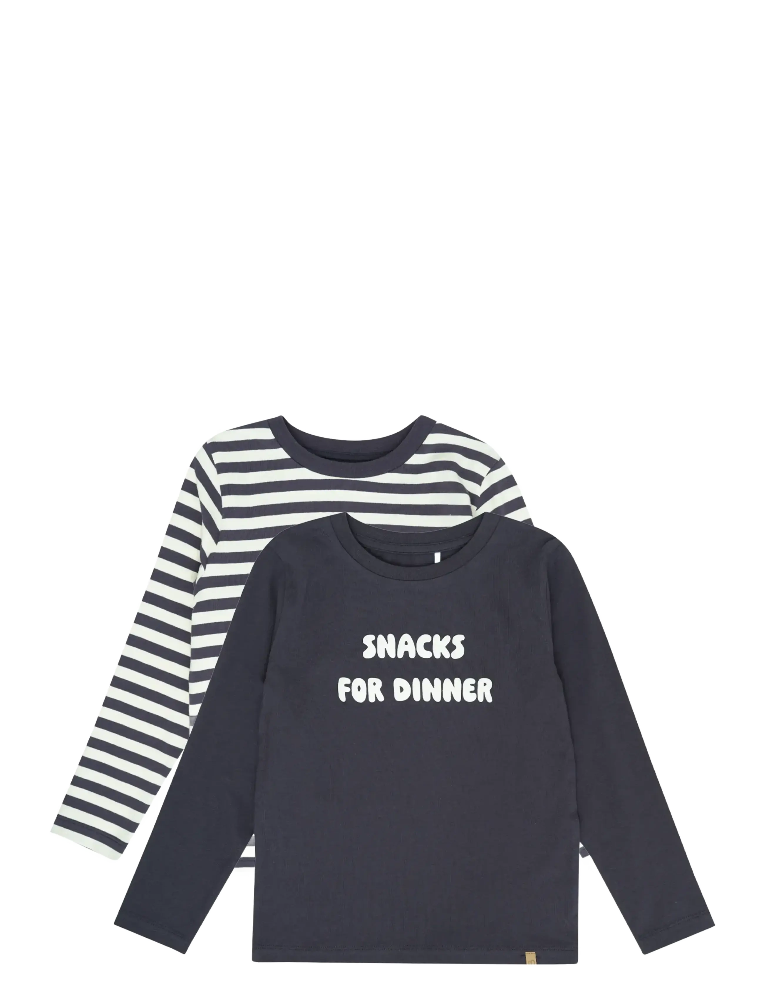 Minymo T-shirt LS 2-Pack - Shoppa efter storlek - PARISIAN NIGHT / navy