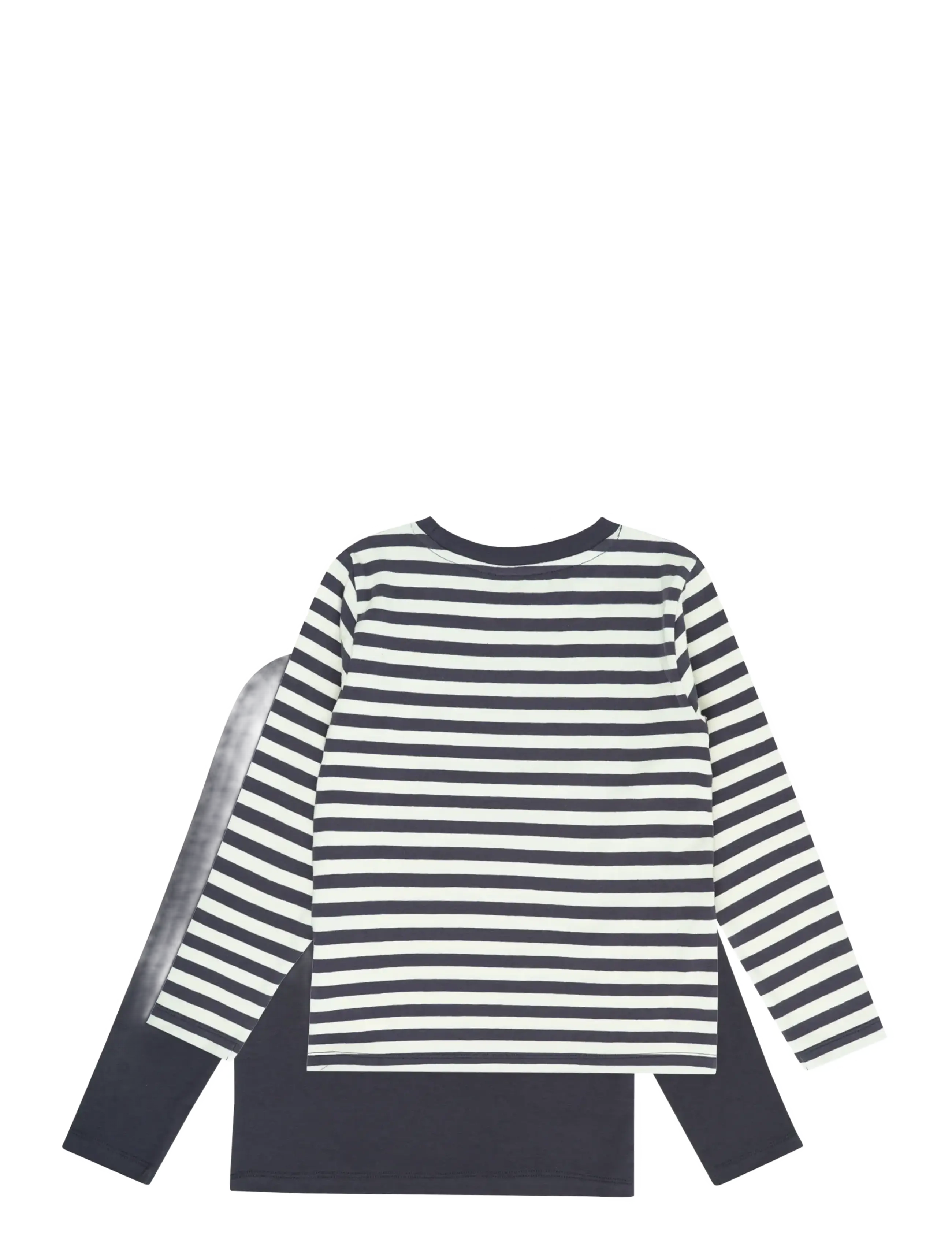 Minymo - T-shirt LS 2-Pack - långärmade t-shirts - parisian night - 2