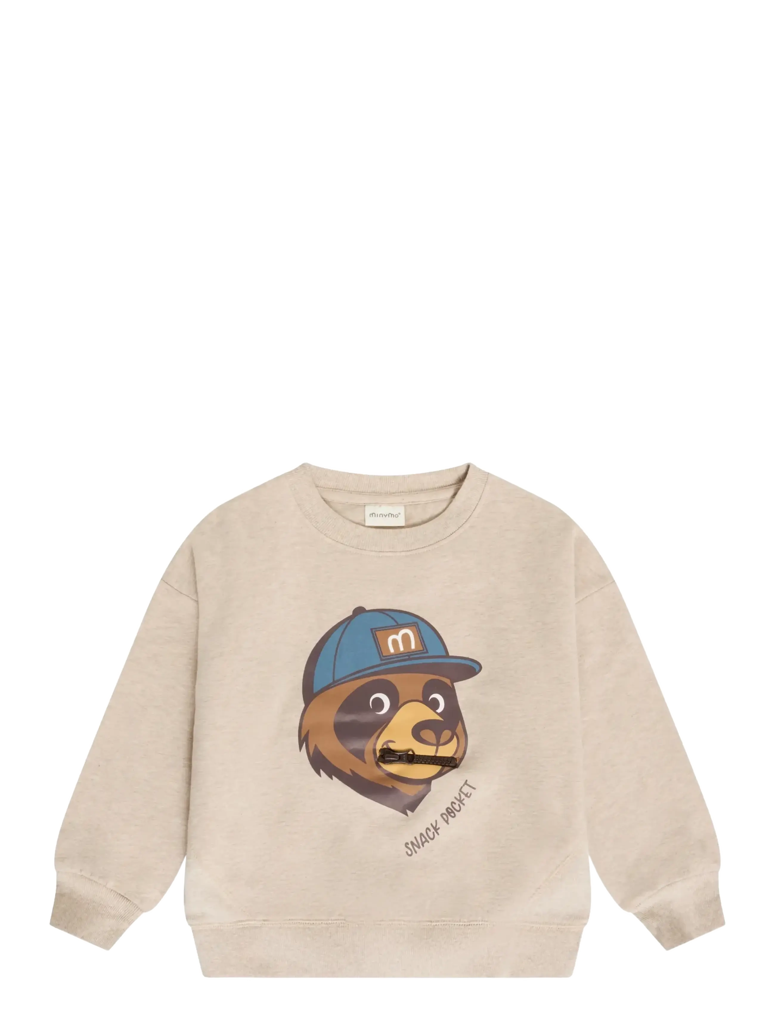 Minymo Sweatshirt LS - Minymo - BEIGE MELANGE / beige