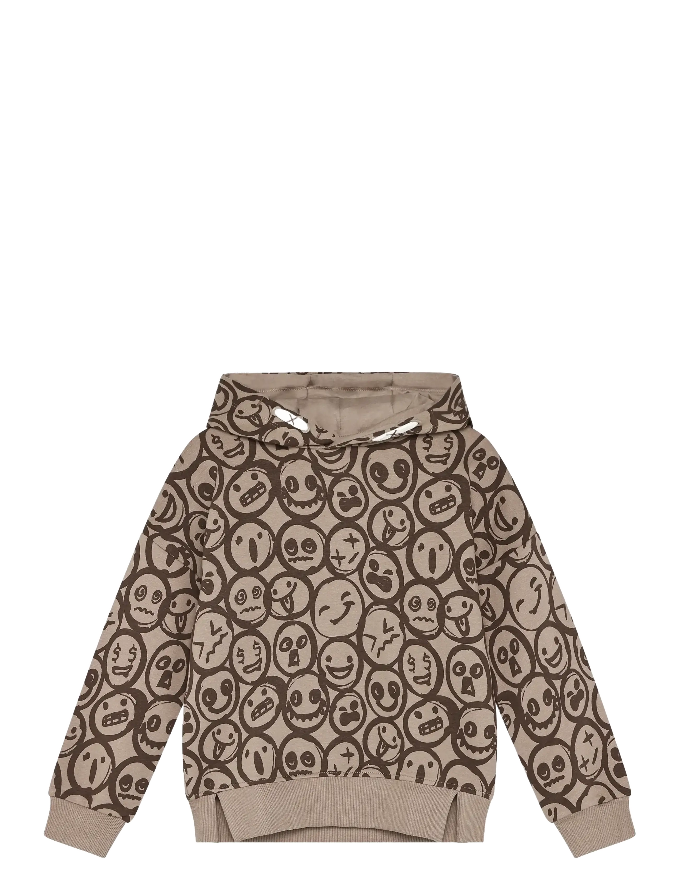 Minymo Sweatshirt LS AOP - Teismelised 140-176 - FUNGI / beige