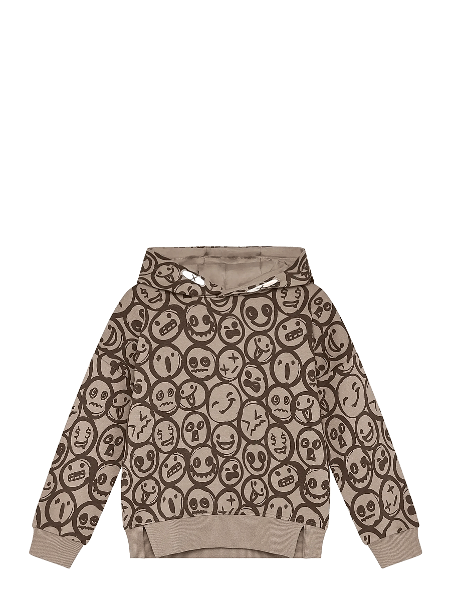 Minymo - Sweatshirt LS AOP - sweatshirts - fungi - 1