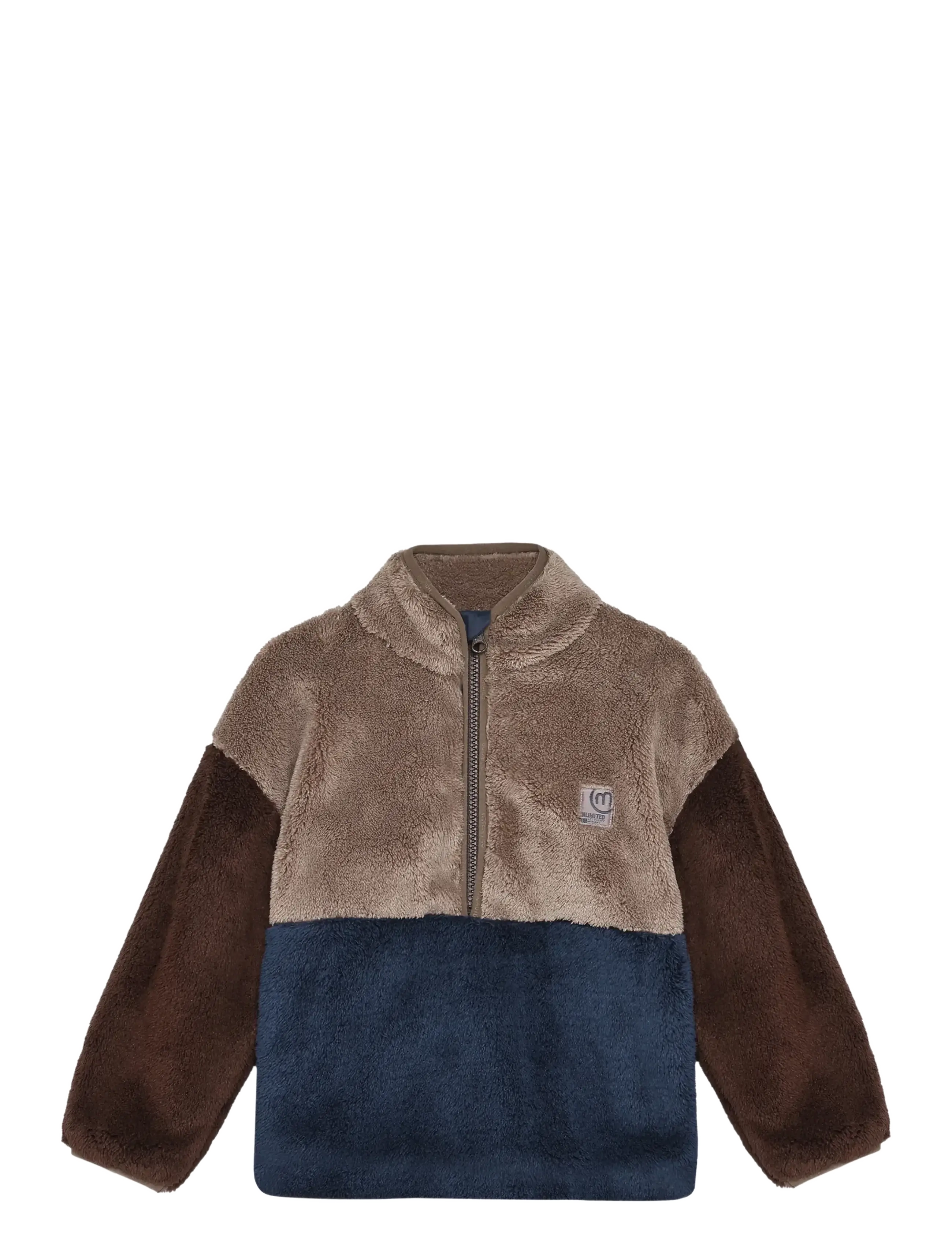 Minymo - Pullover Teddy Fleece - midnight navy - 1