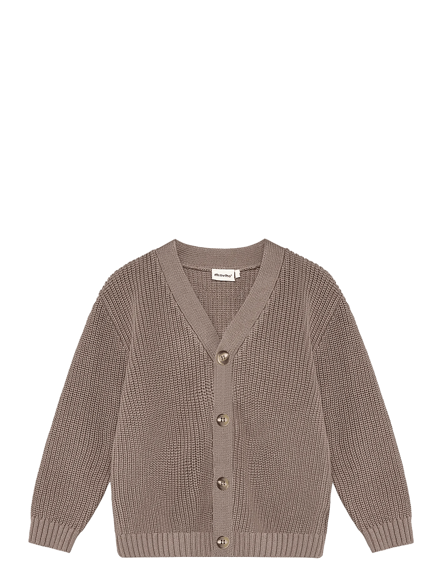 Minymo - Cardigan Knit - leichte jacken - fungi - 0