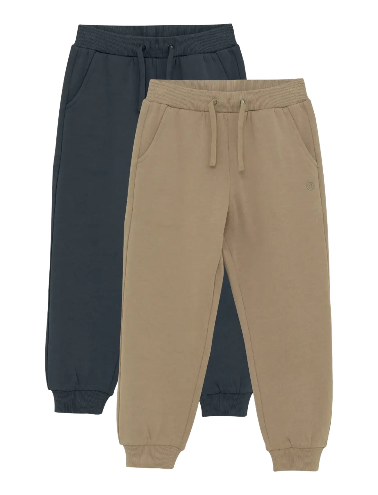Minymo Pants Sweat 2-Pack - Minymo - FUNGI / beige