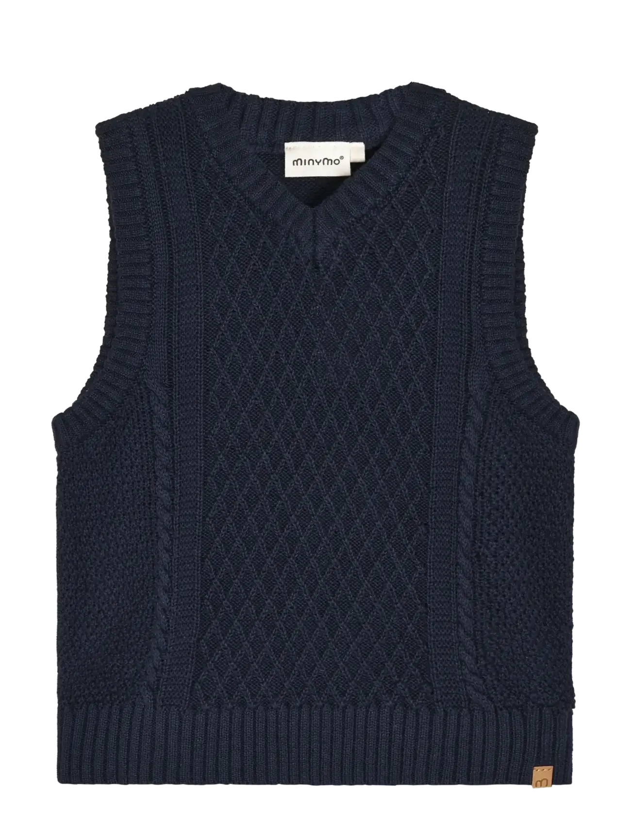 Minymo Vest Knit - Oberteile - PARISIAN NIGHT / navy