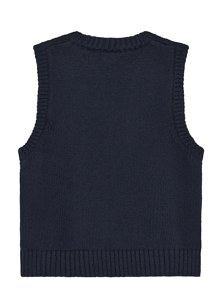 Minymo - Vest Knit - westen - parisian night - 1