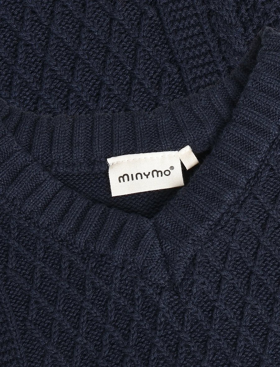 Minymo - Vest Knit - westen - parisian night - 2