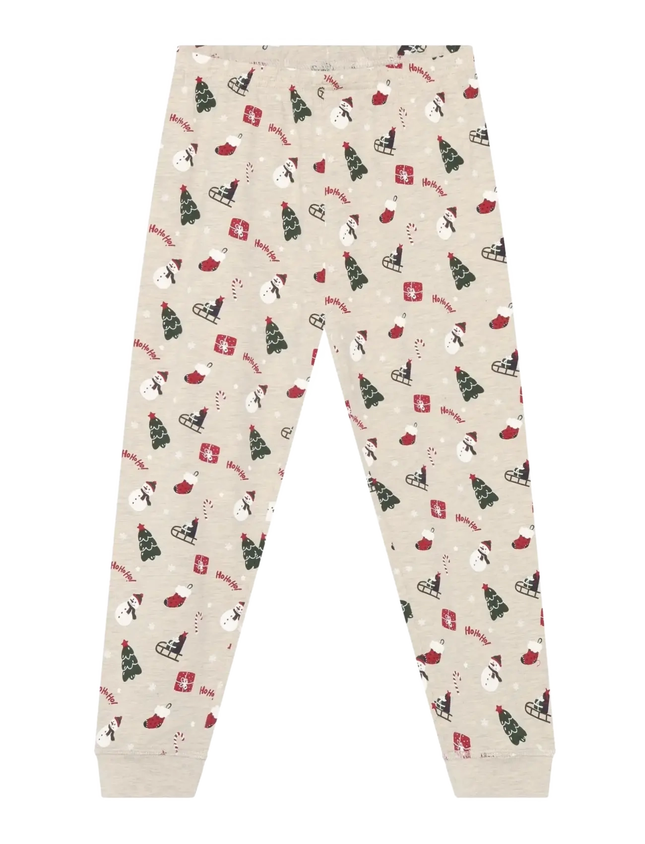 Minymo - Pyjamas Set AOP - pyjamassæt - beige melange - 4