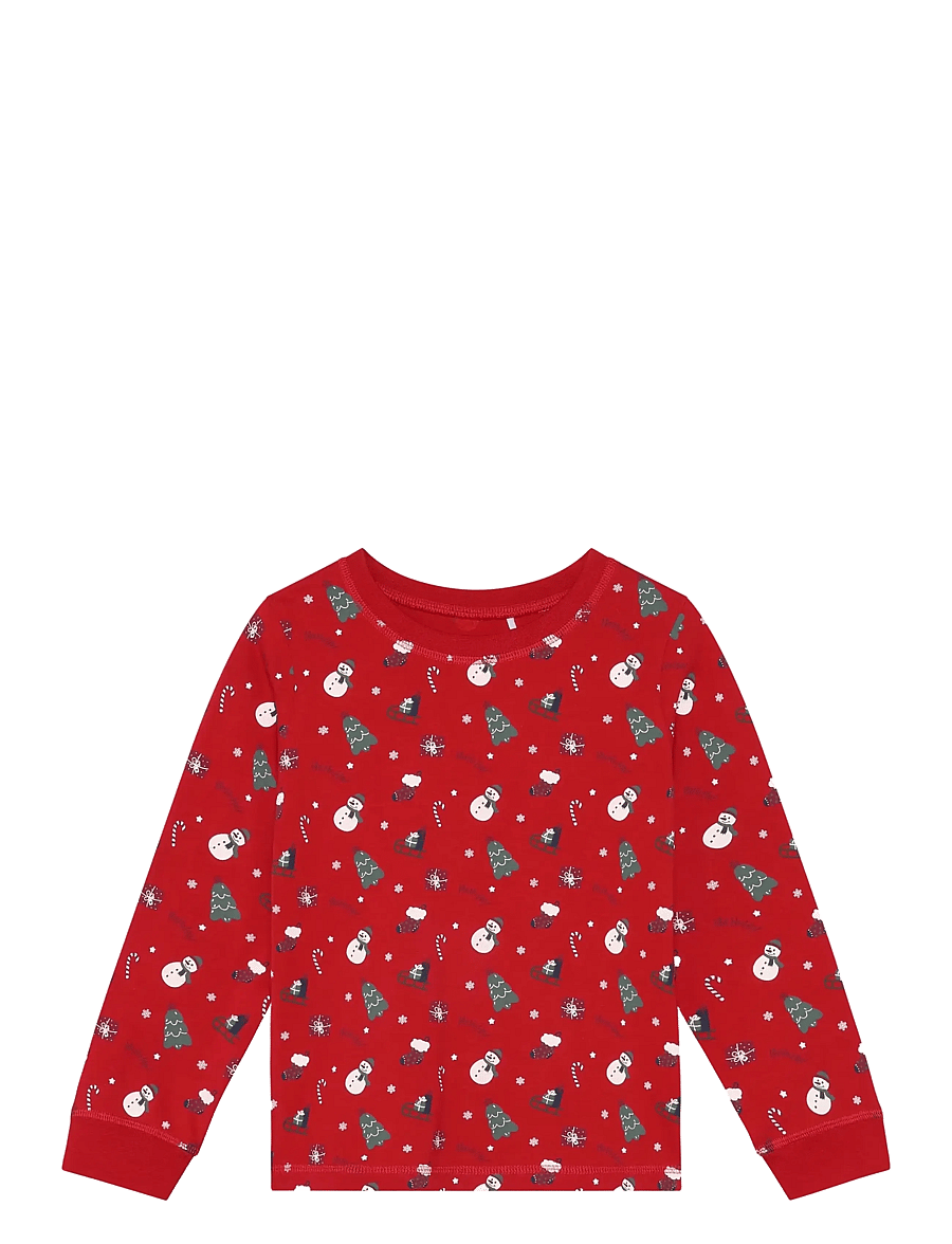 Minymo - Pyjamas Set AOP - komplektid - scarlet sage - 3