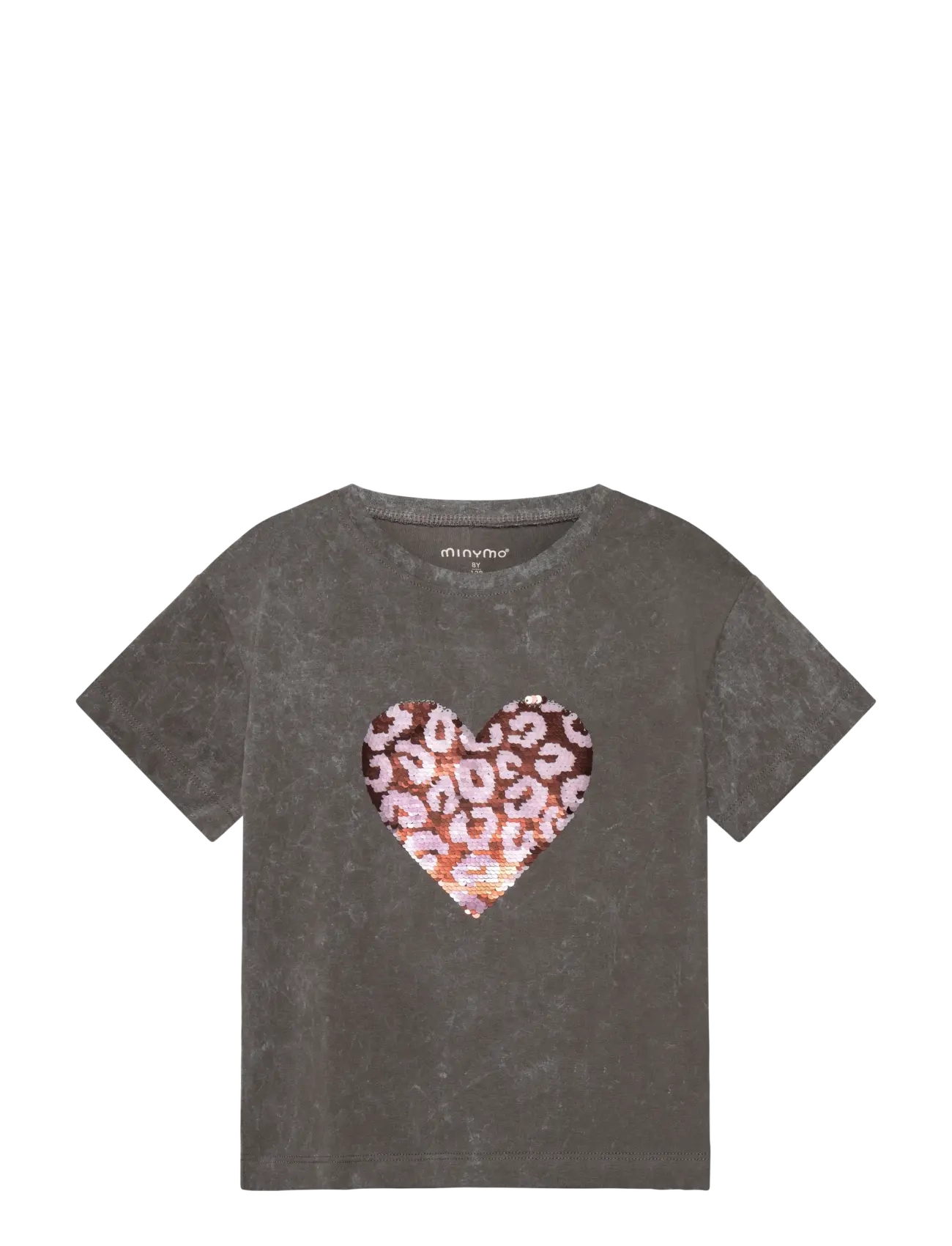 Minymo T-shirt SS - Minymo - IRON OXIDE / grey