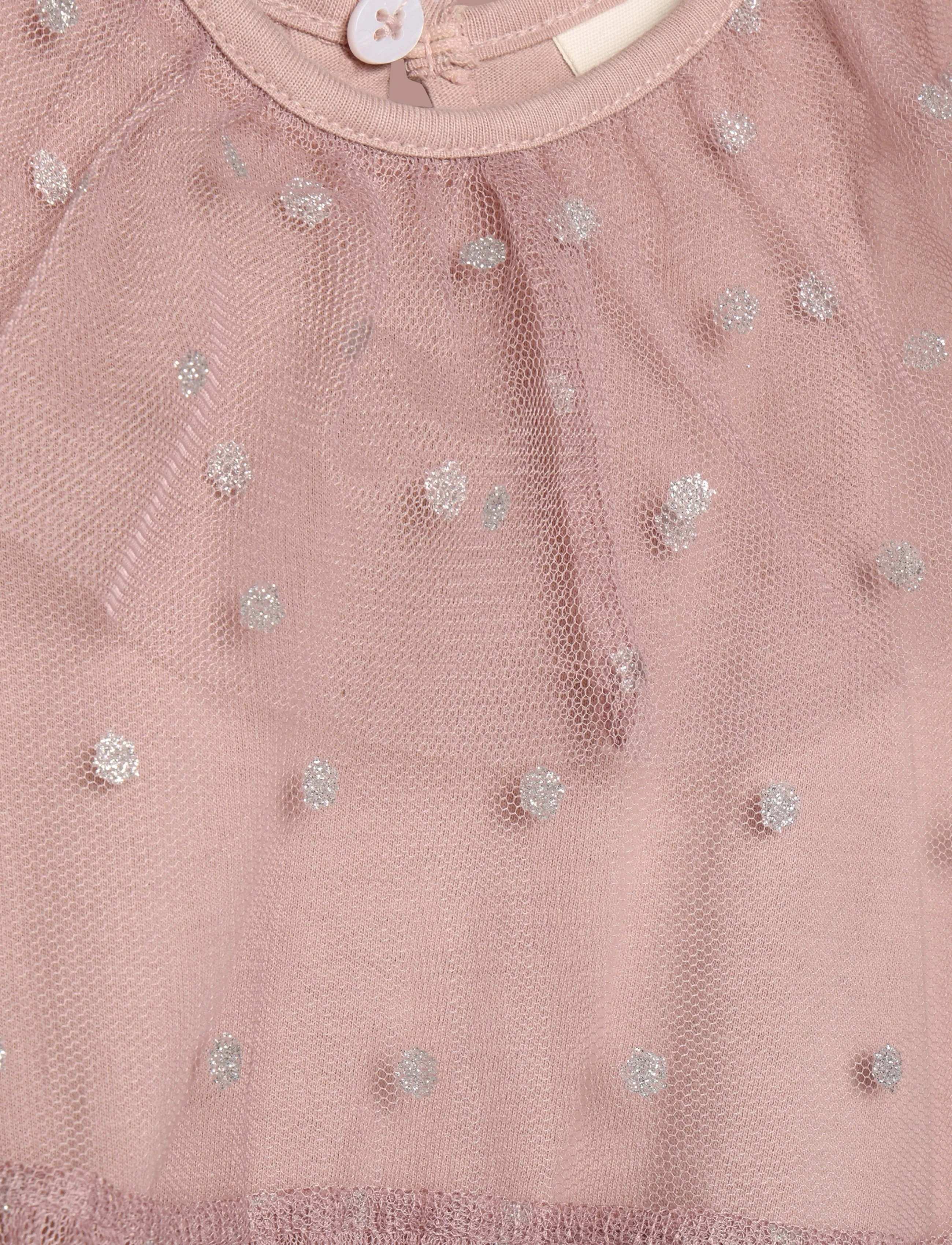Minymo - Dress Tulle - fawn - 2