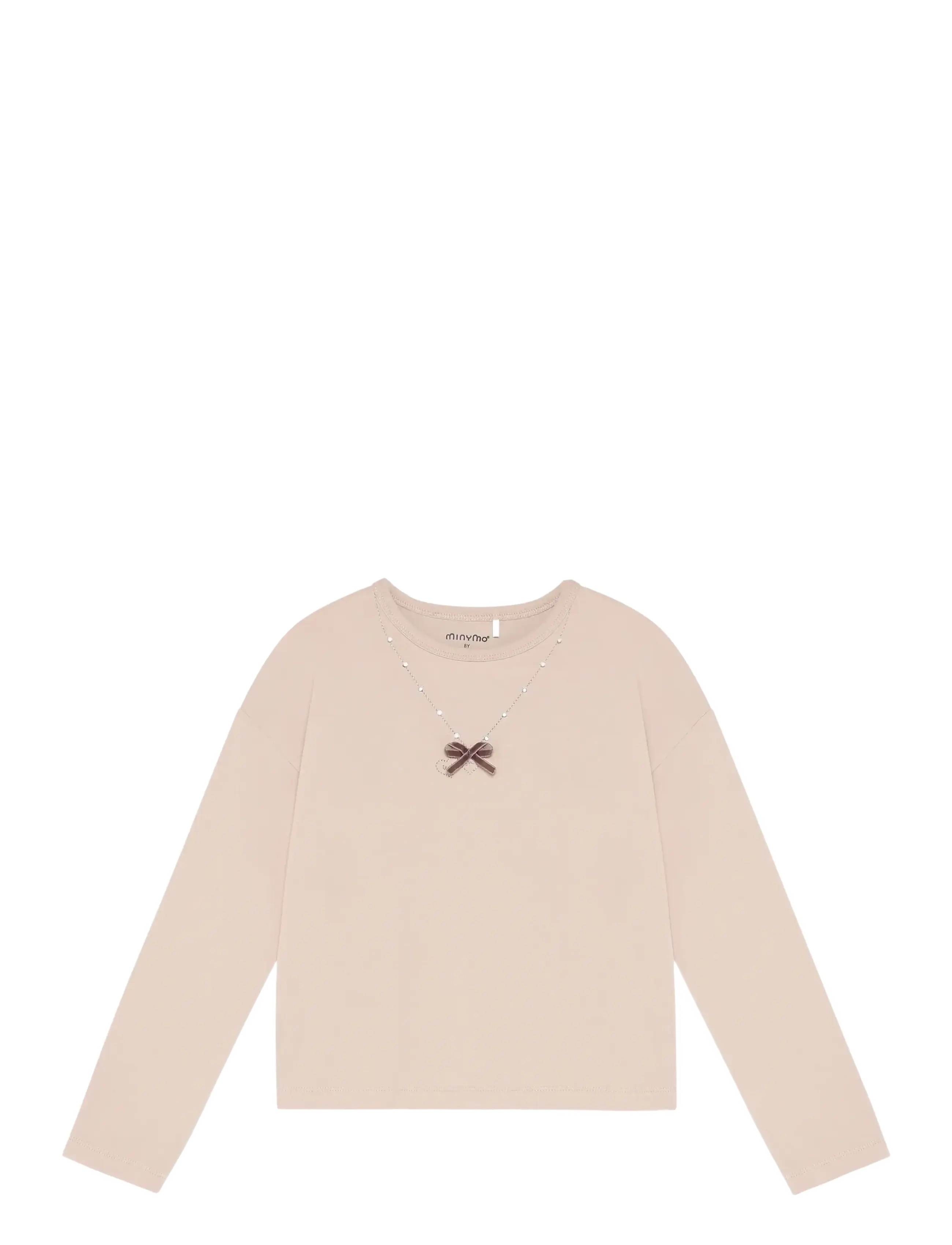 Minymo T-shirt LS - Teismelised 140-176 - ROSE DUST / pink/rose