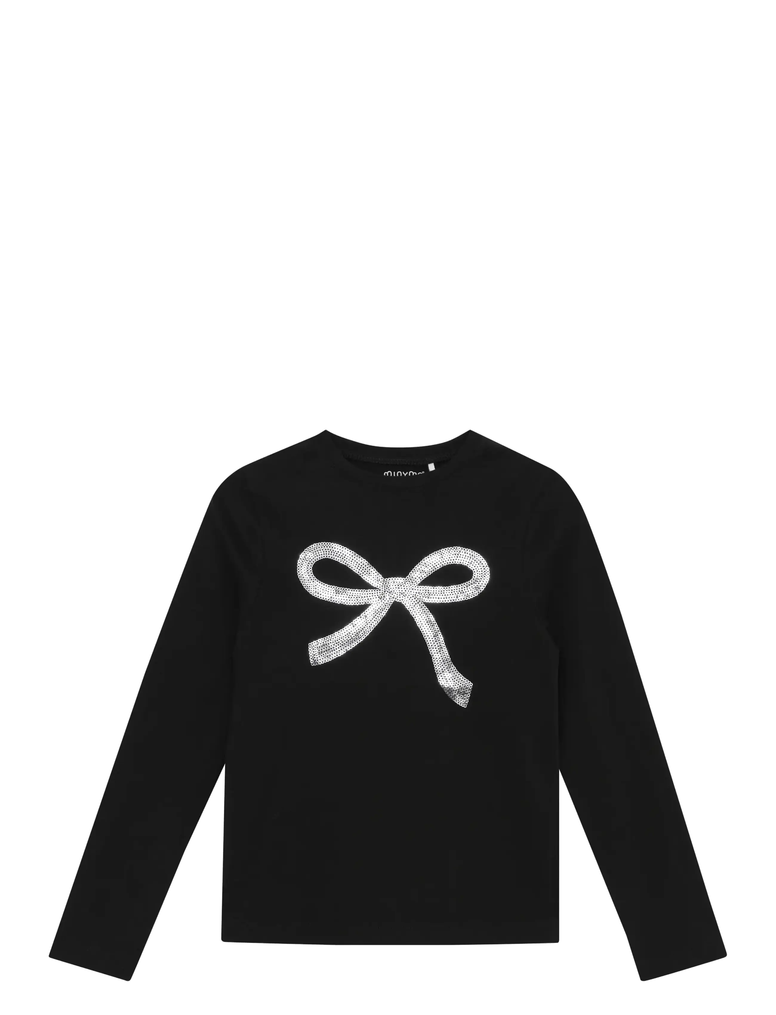 Minymo T-shirt LS - Teismelised 140-176 - TAP SHOE / black