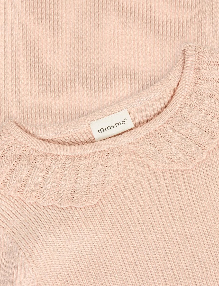 Minymo - Pullover Knit - trøjer - rose dust - 4