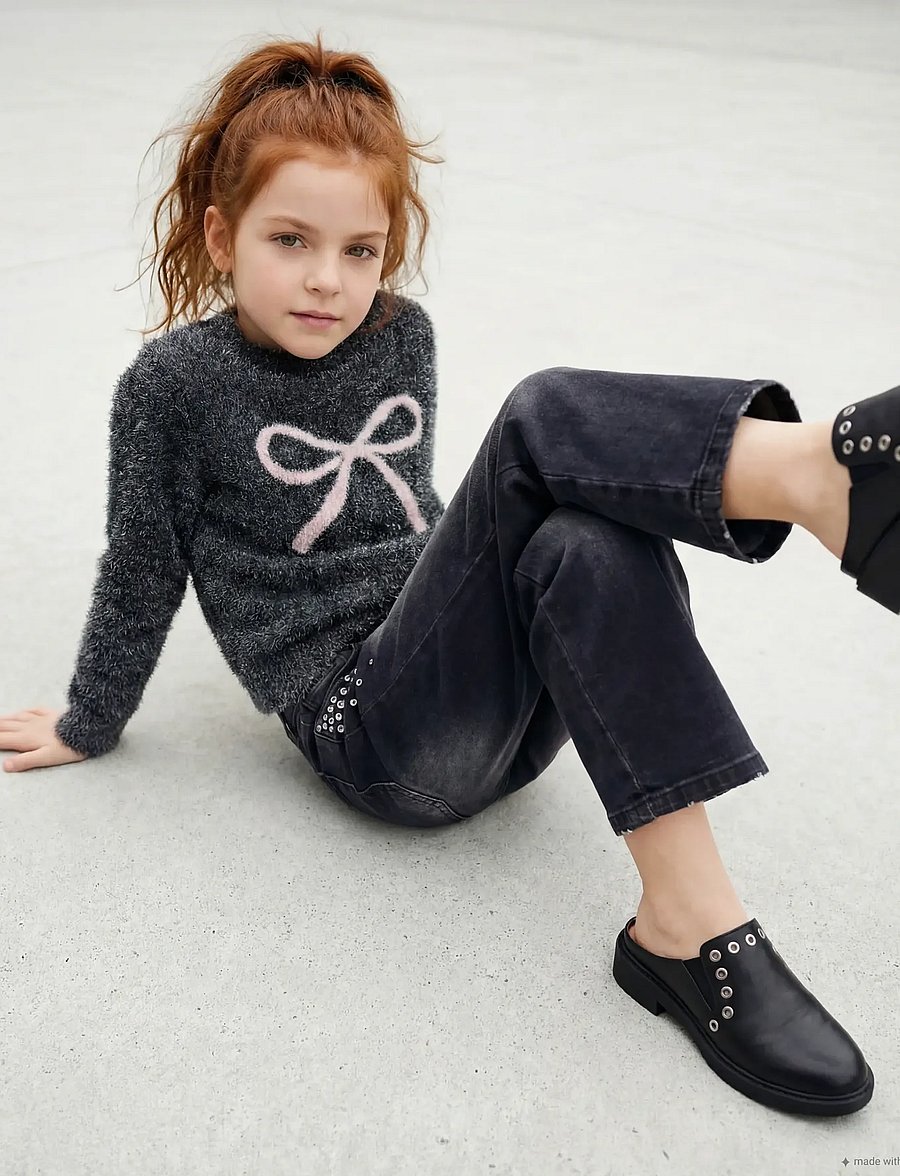 Minymo - Pullover Knit w. Glitter - trøjer - tap shoe - 0