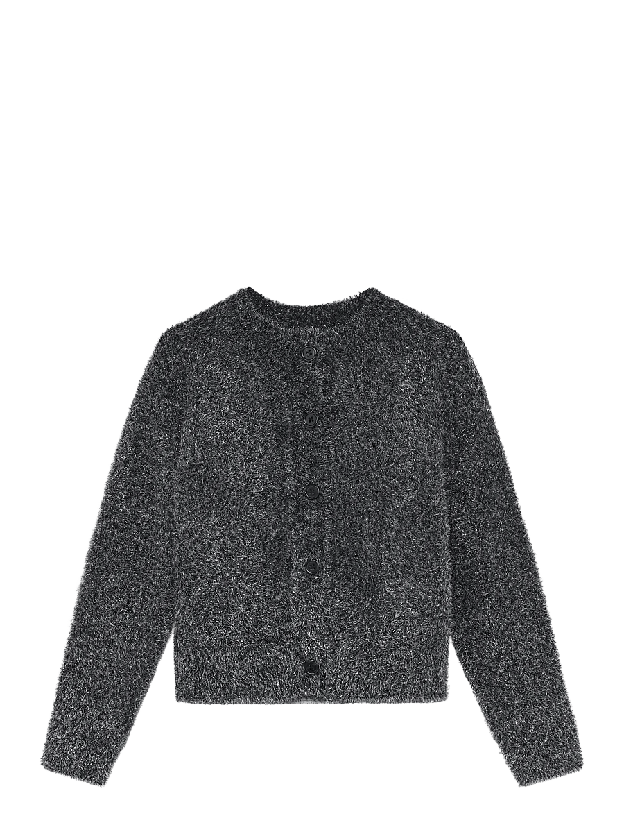 Minymo - Cardigan Knit w. Glitter - koftor - tap shoe - 0