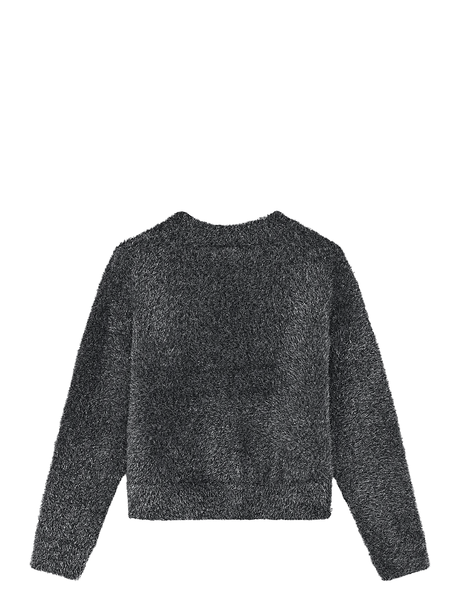 Minymo - Cardigan Knit w. Glitter - koftor - tap shoe - 1