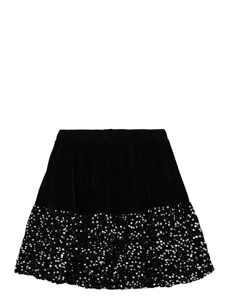Minymo - Skirt Velvet w. Sequins - miniseelikud - tap shoe - 1