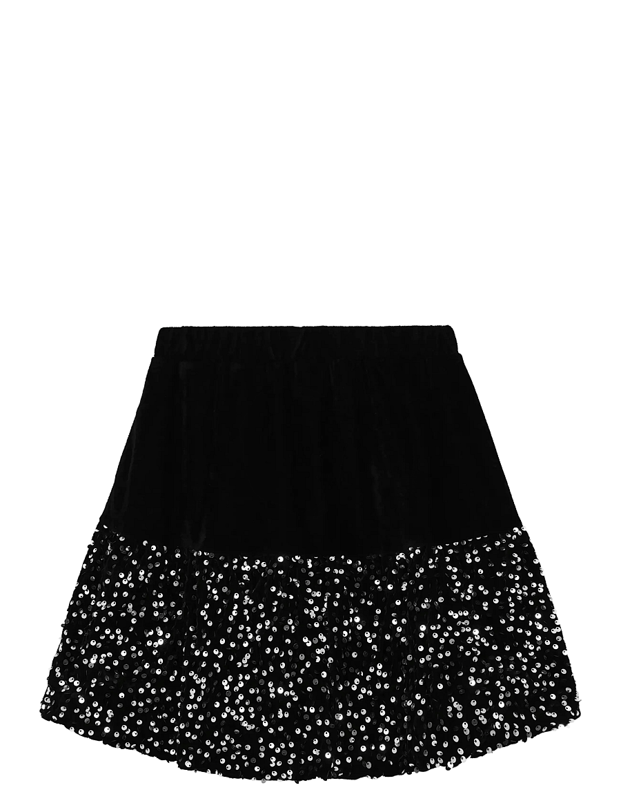 Minymo - Skirt Velvet w. Sequins - miniseelikud - tap shoe - 2