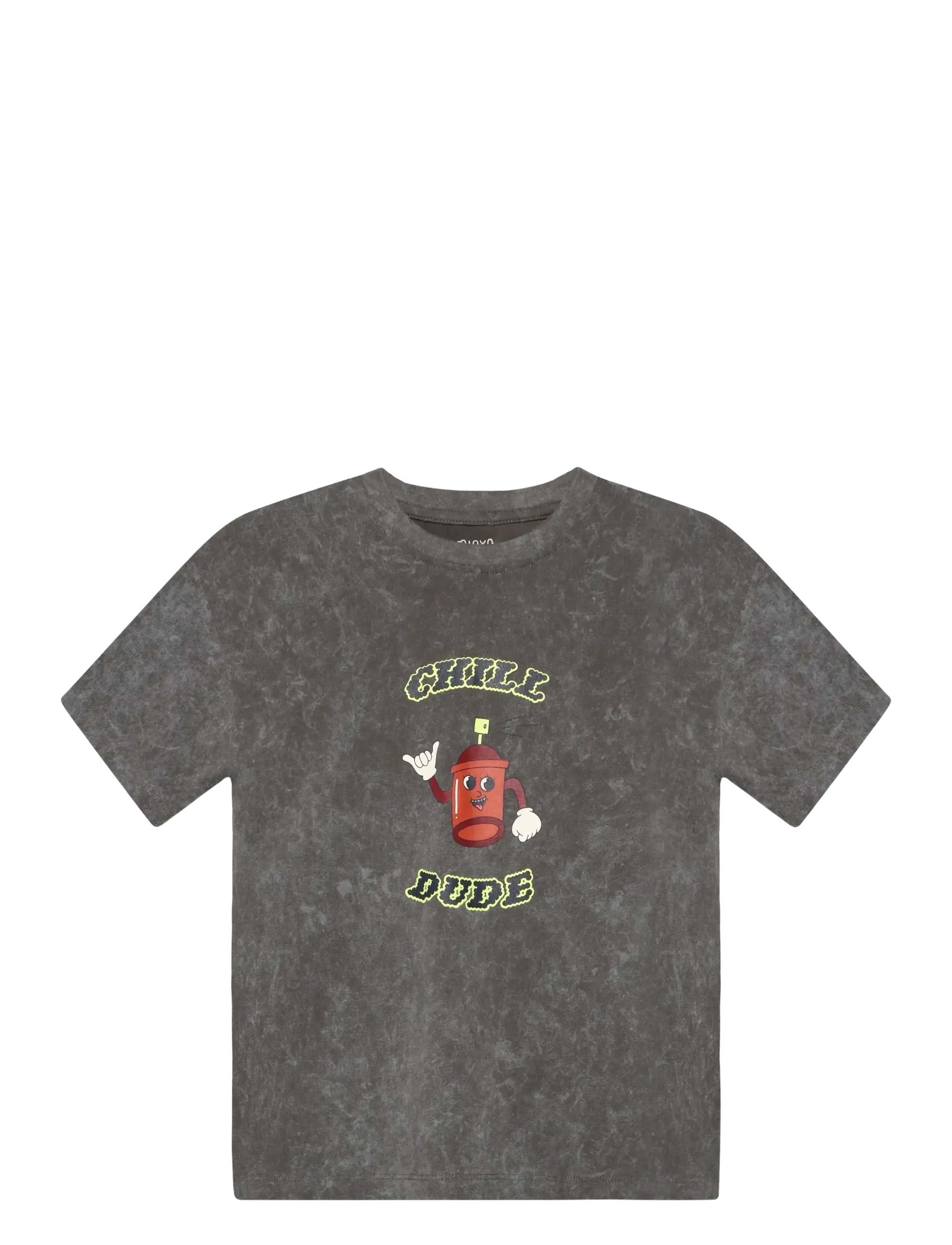 Minymo T-shirt SS - Minymo - IRON OXIDE / grey