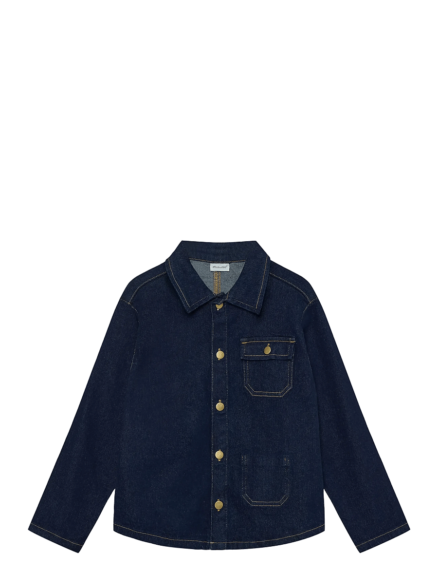 Minymo - Jacket Denim - mažiausios kainos - dark denim - 1