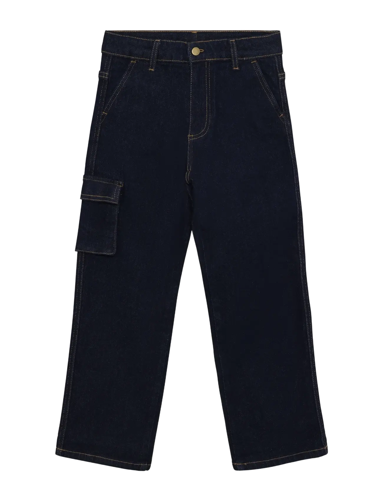 Minymo Jeans Wide - Cargohosen - DARK DENIM / navy