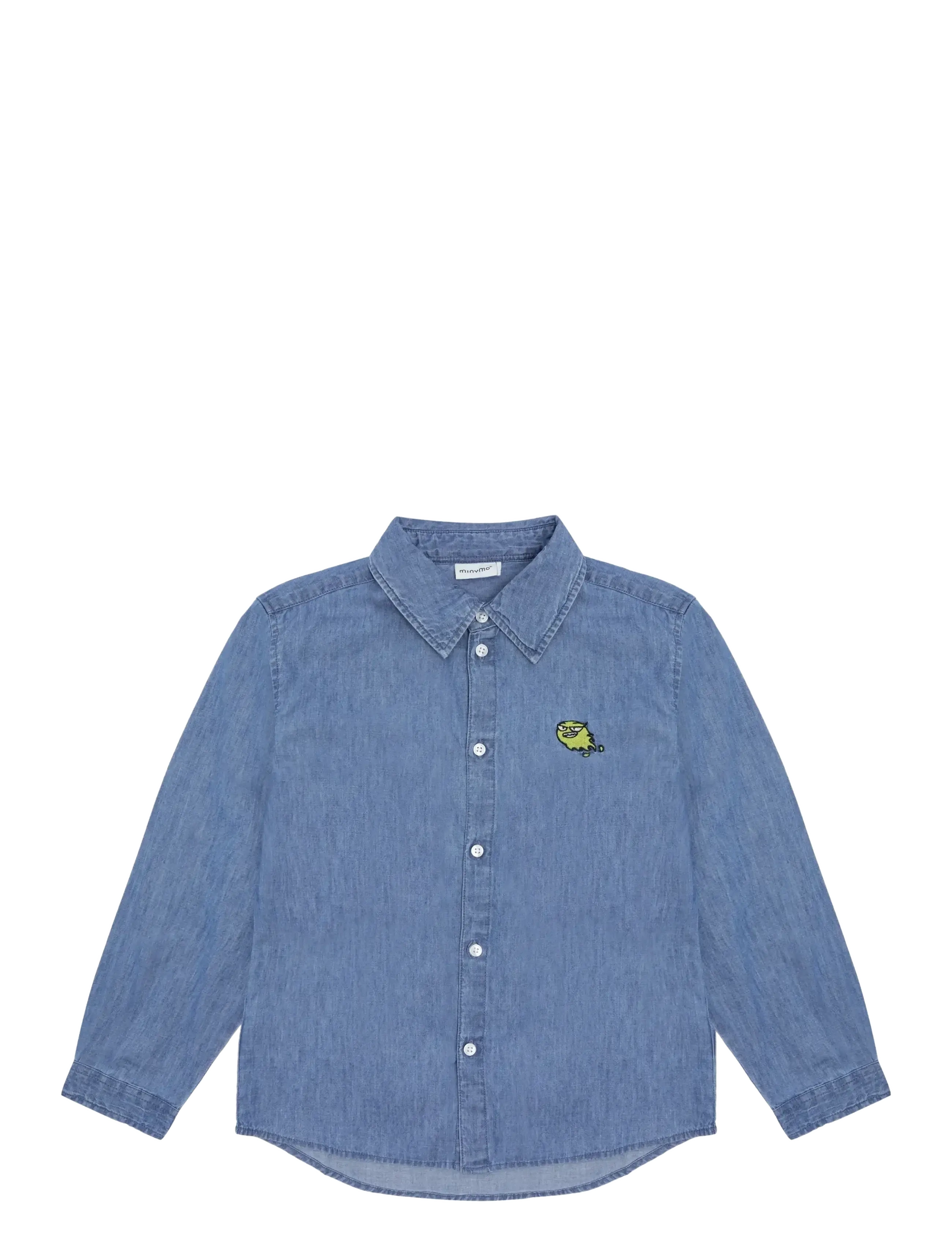 Minymo Shirt Chambray - Langärmlige Hemden - MOONLIGHT BLUE / blue