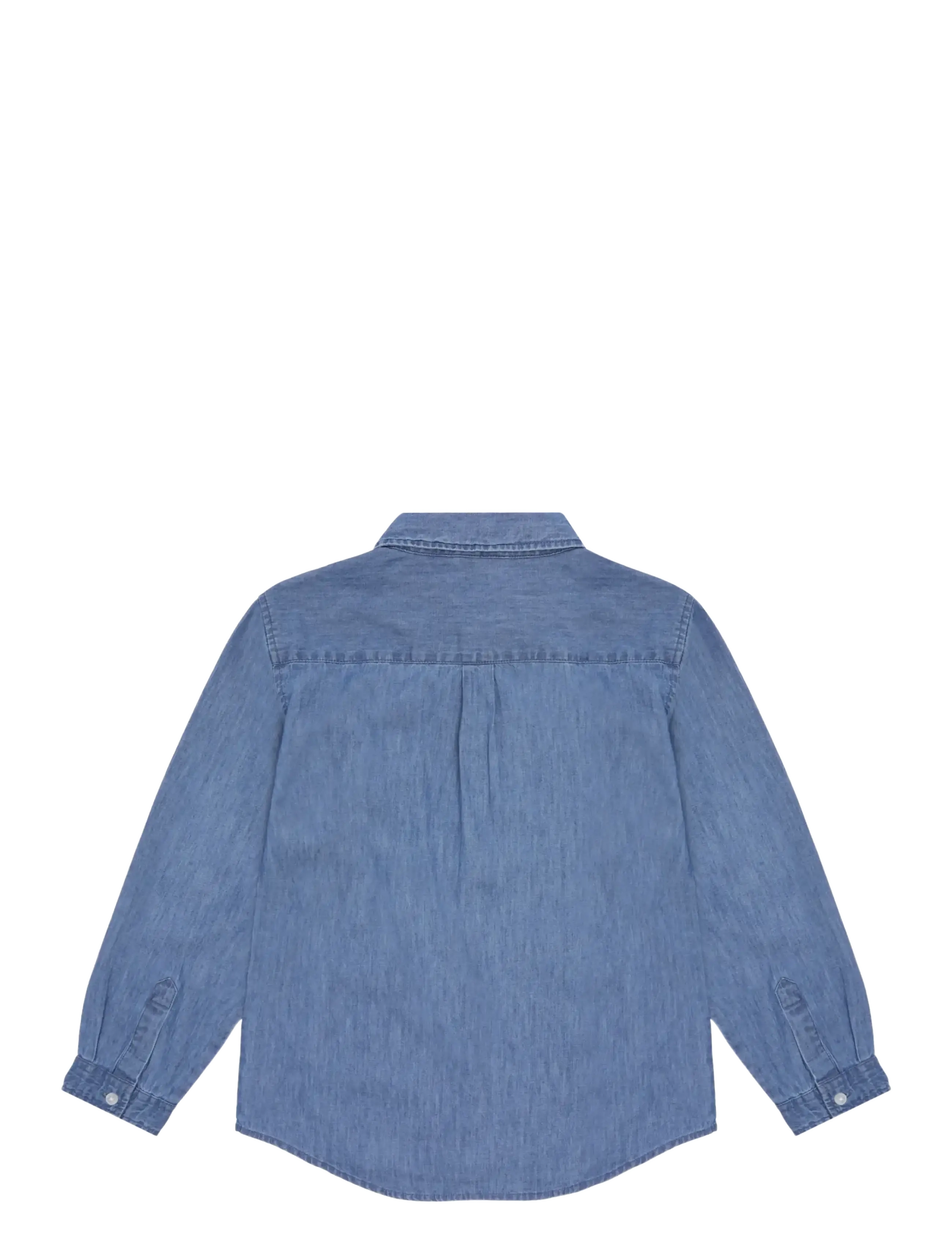 Minymo - Shirt Chambray - moonlight blue - 2