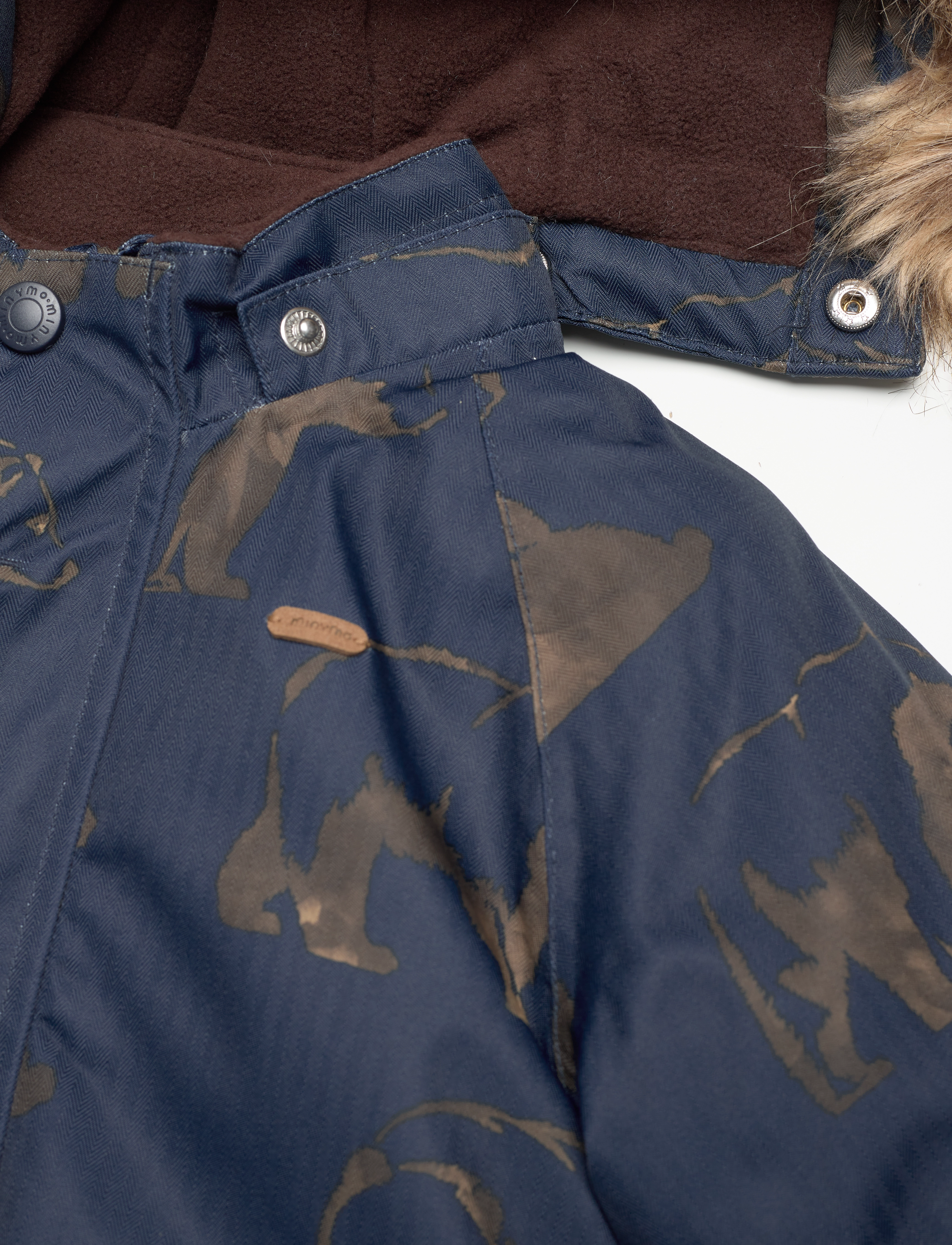Minymo - Snow Jacket AOP - total eclipse - 3