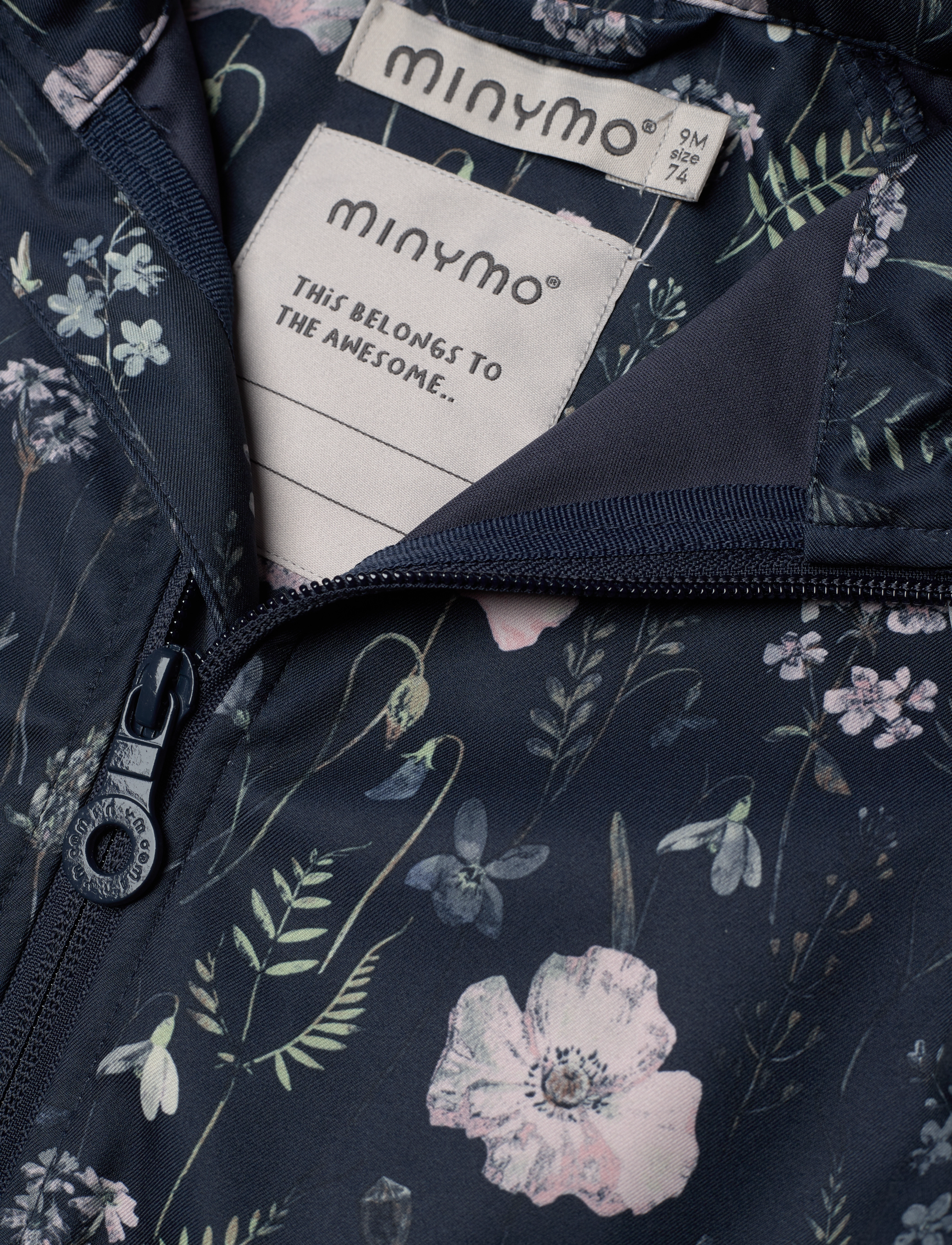 Minymo - Softshell Suit AOP - blue nights - 2