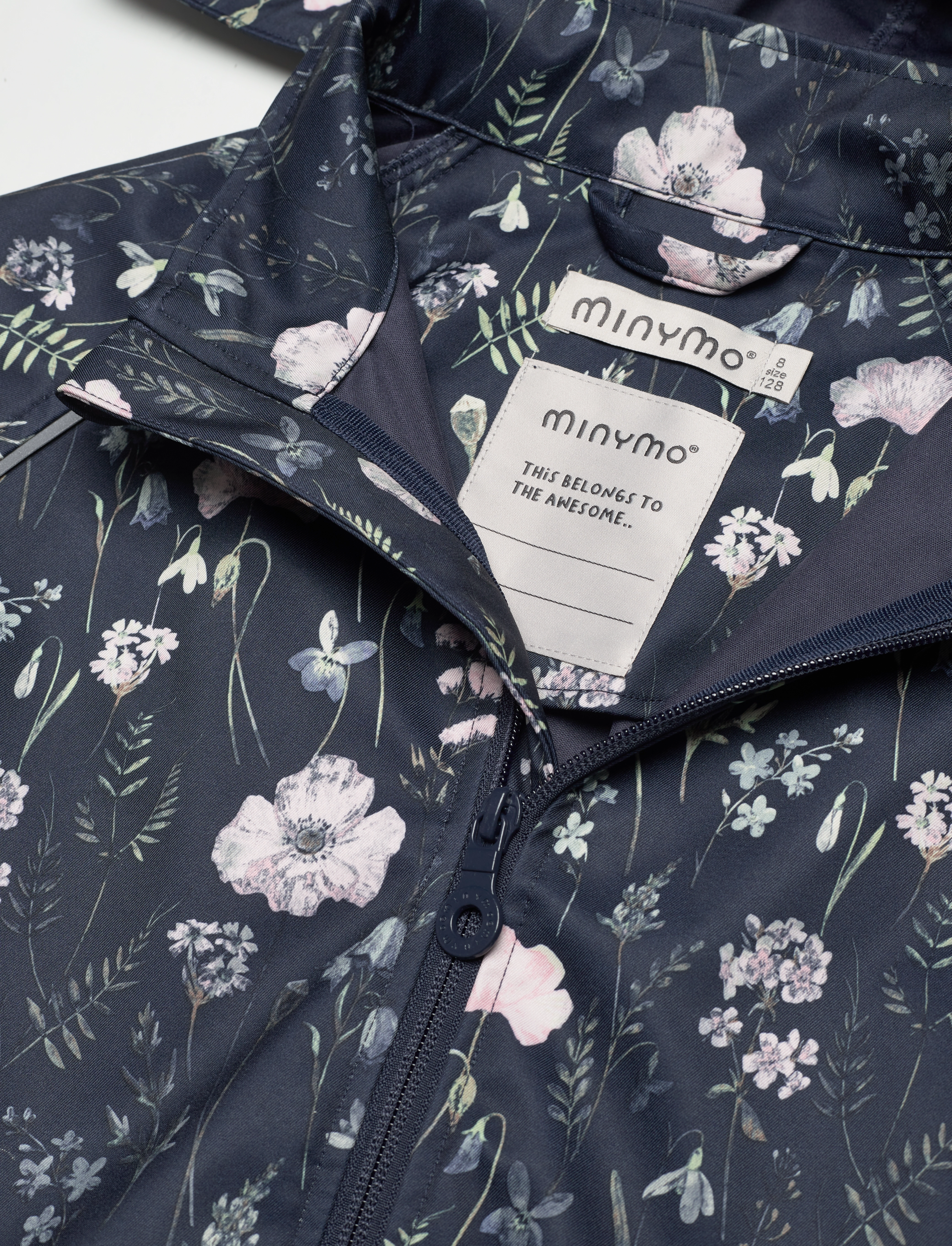 Minymo - Softshell Jacket AOP - blue nights - 2