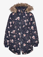 Minymo - Snow Jacket AOP - winter jackets - parisian night - 0