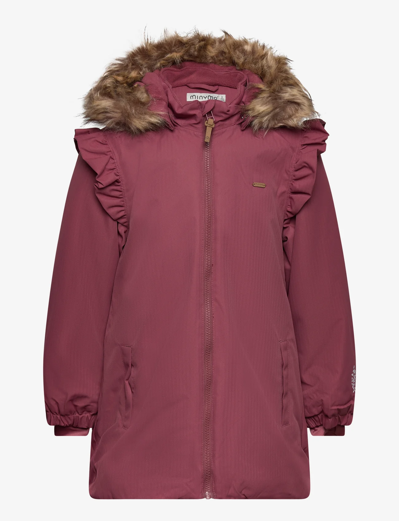 Minymo - Snow Jacket - talvitakit - roan rouge - 0
