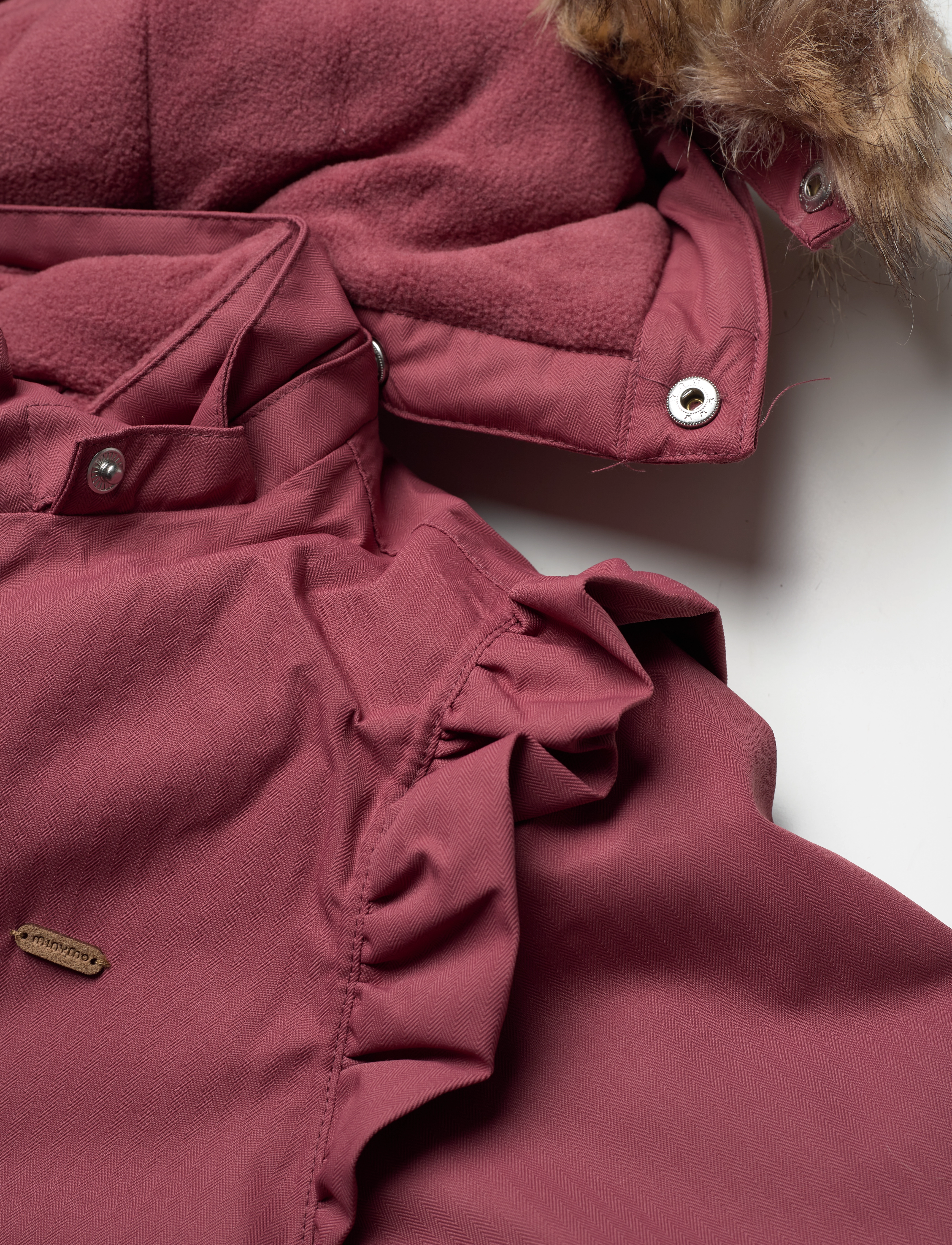 Minymo - Snow Jacket - roan rouge - 2