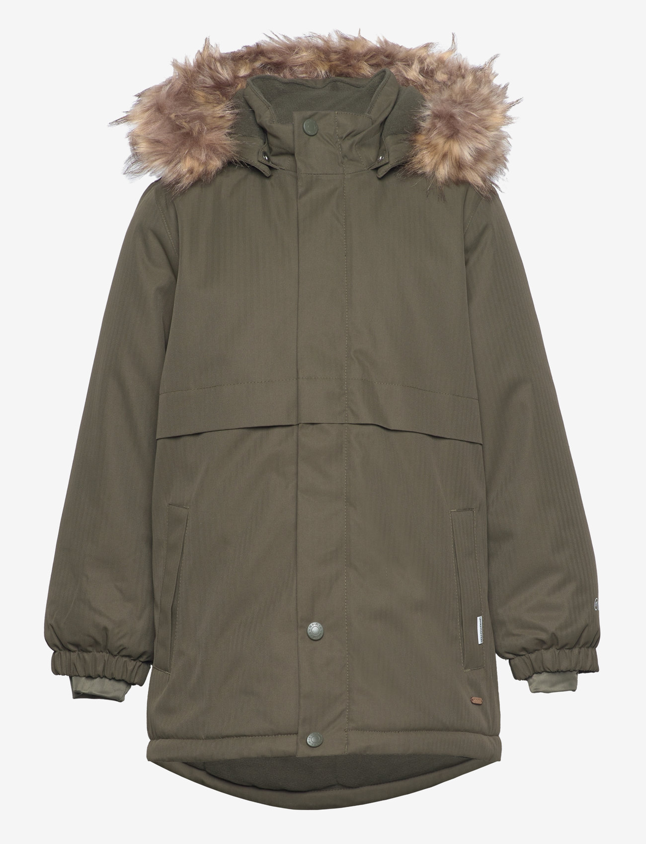 Minymo - Snow Jacket AOP - olive night - 0
