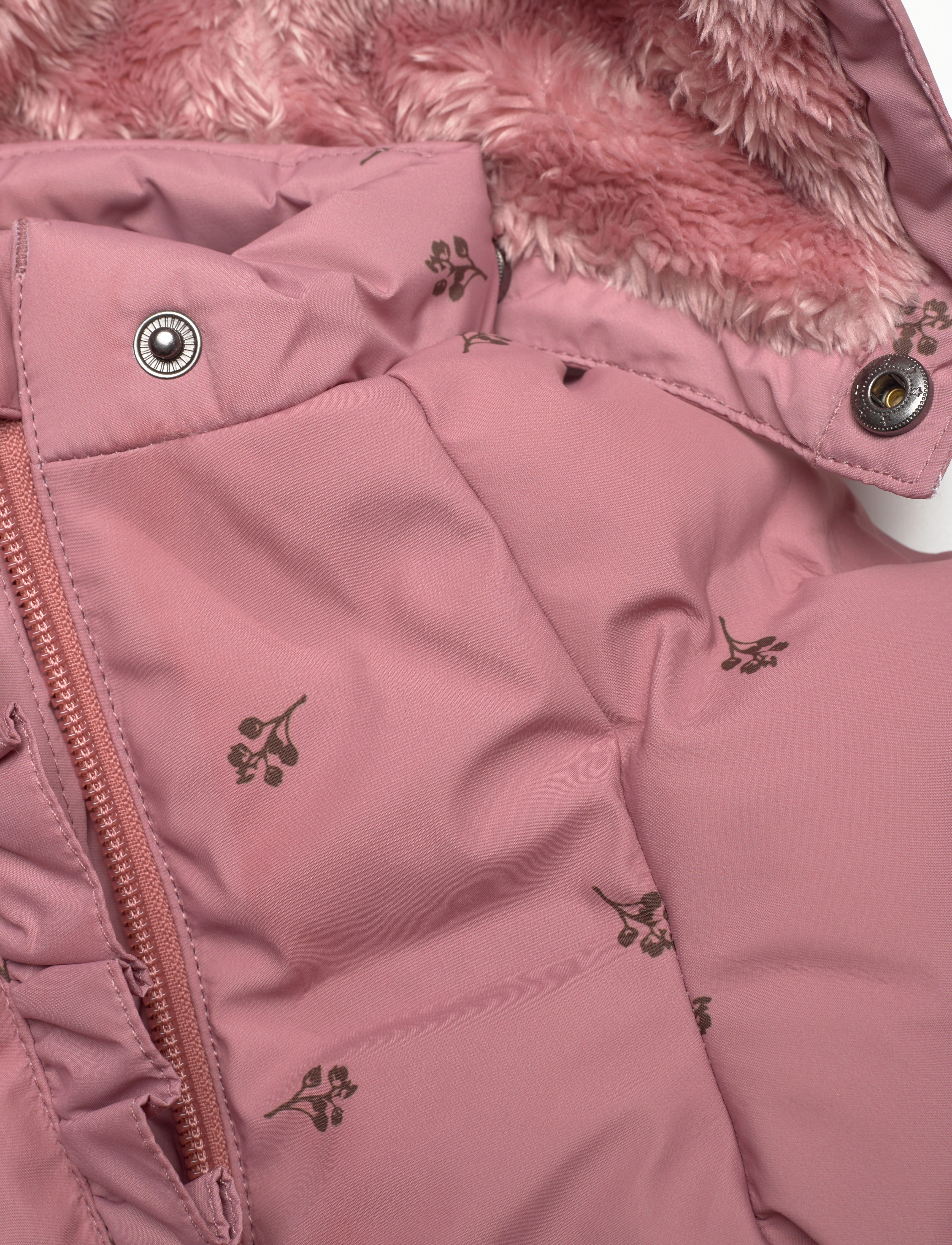 Minymo - Jacket quilted AOP - ash rose - 3