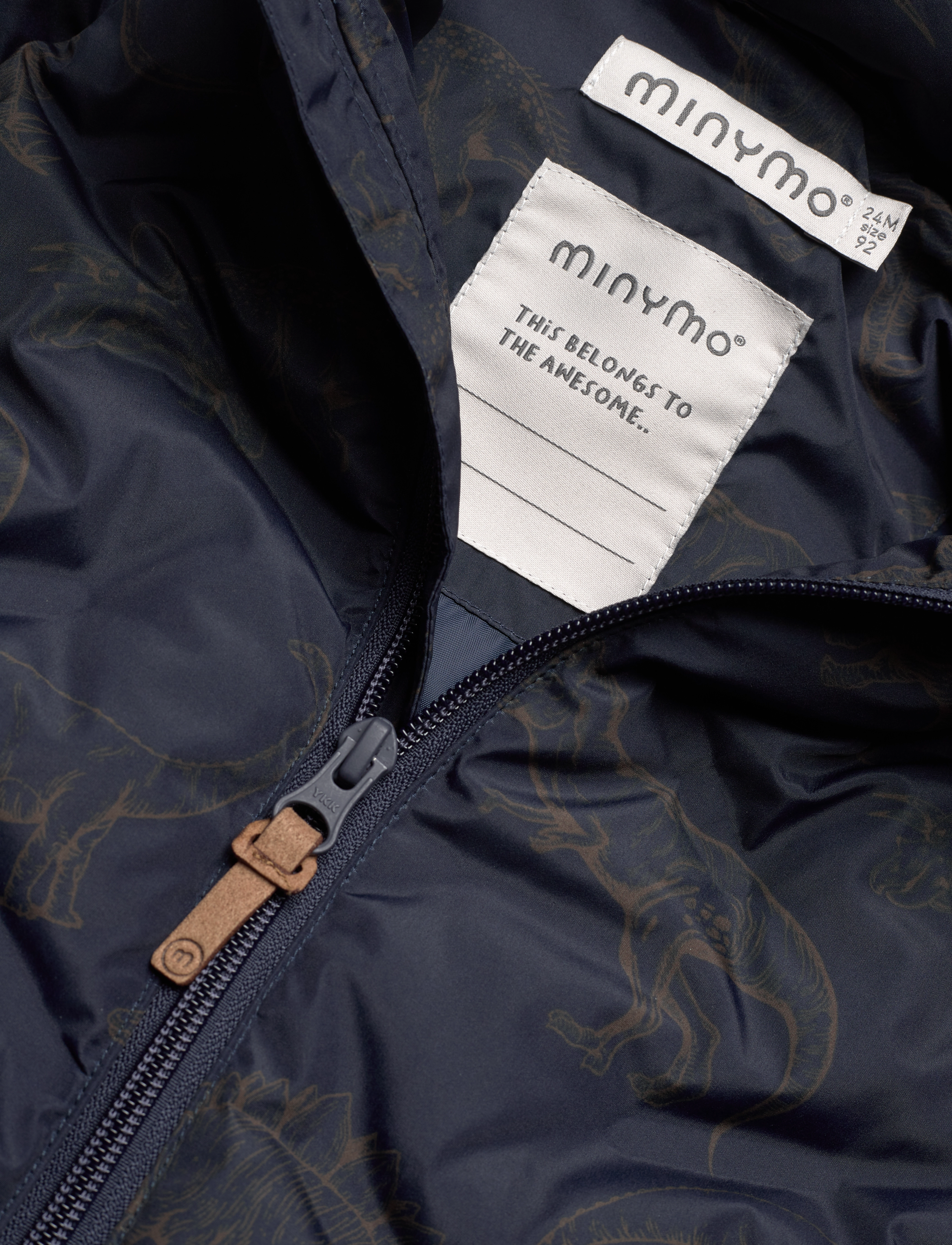 Minymo - Jacket quilted AOP - parisian night - 2