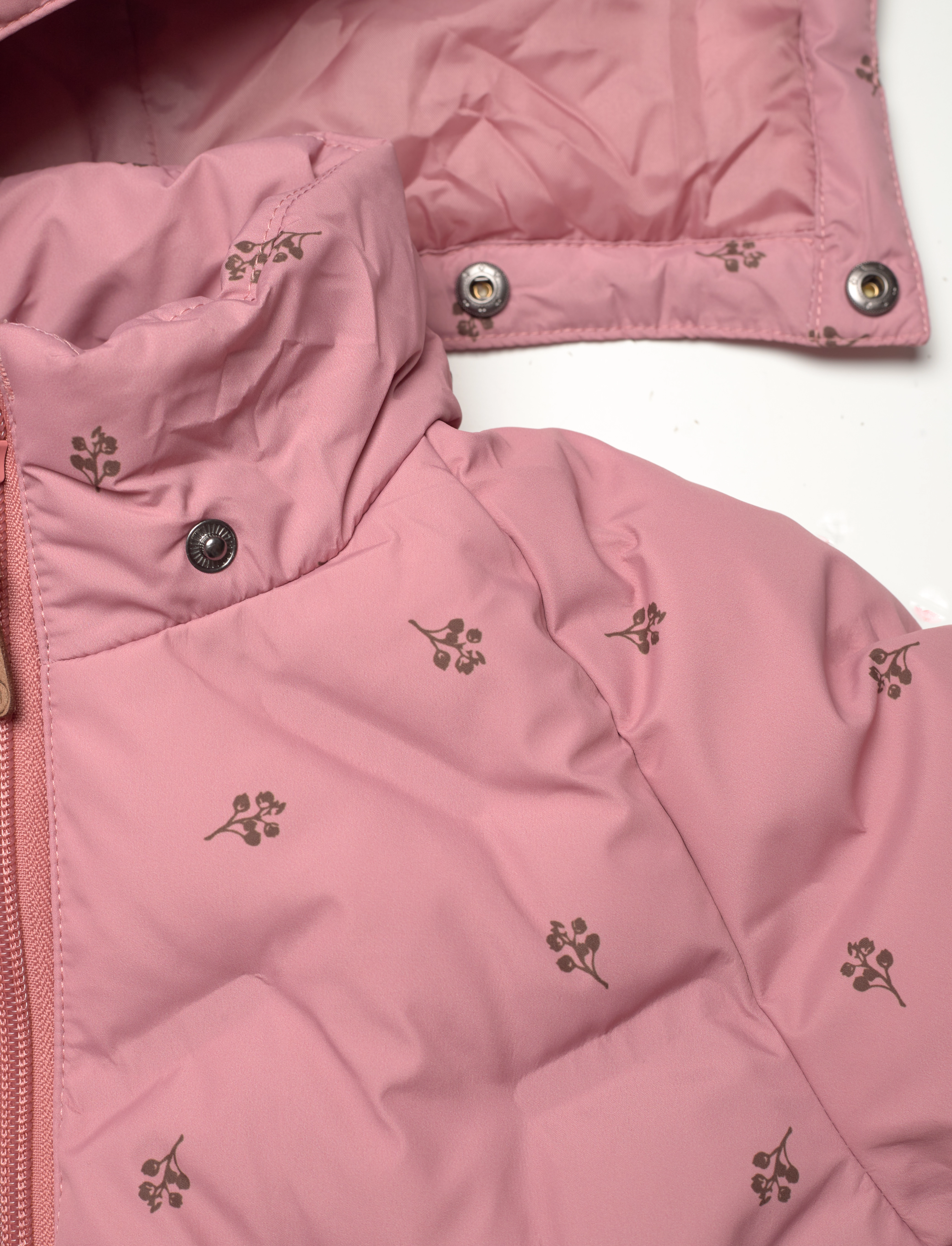 Minymo - Jacket quilted AOP - ash rose - 2