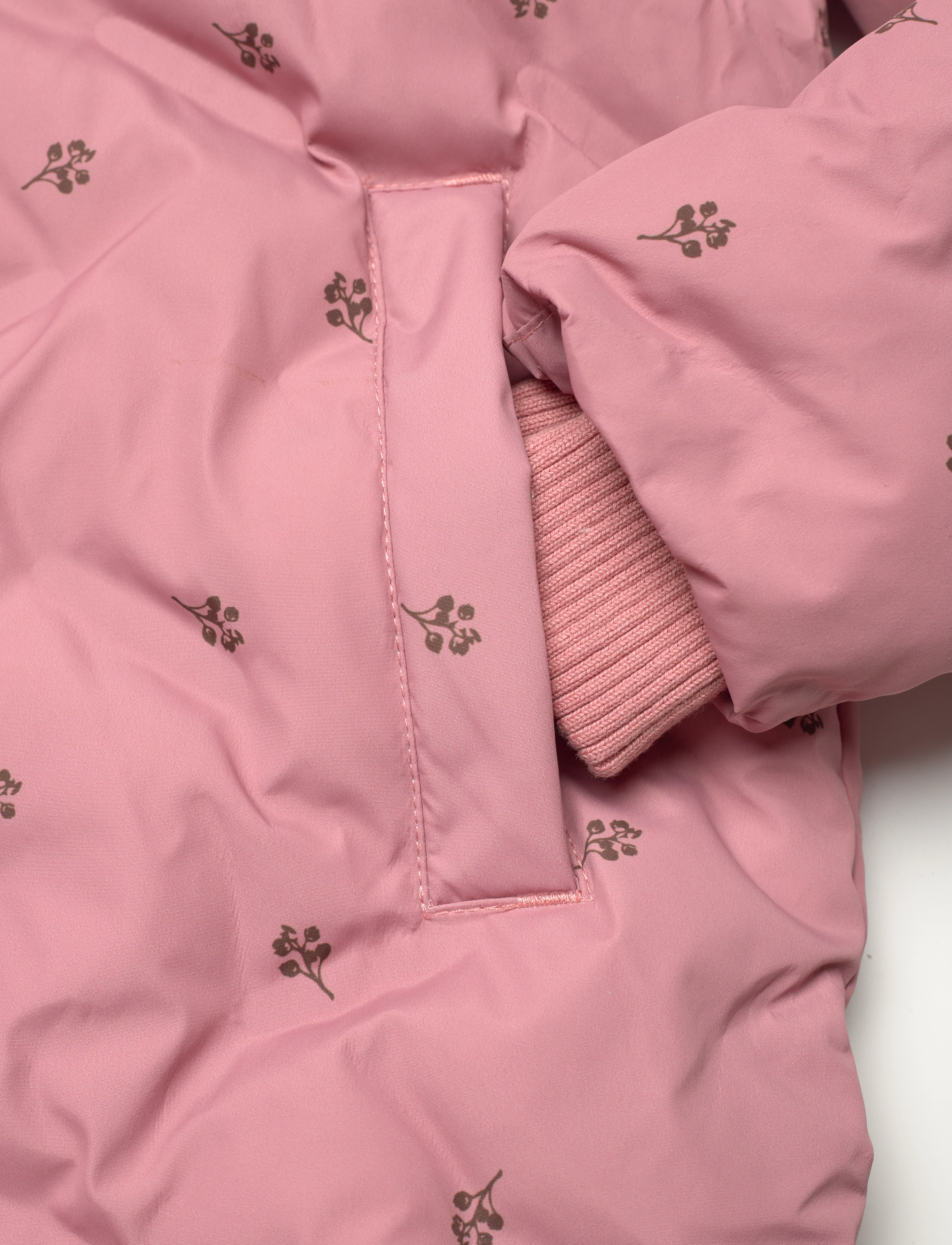 Minymo - Jacket quilted AOP - ash rose - 3