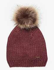 Minymo - Hat w. detachable fake fur - alhaisimmat hinnat - roan rouge - 0